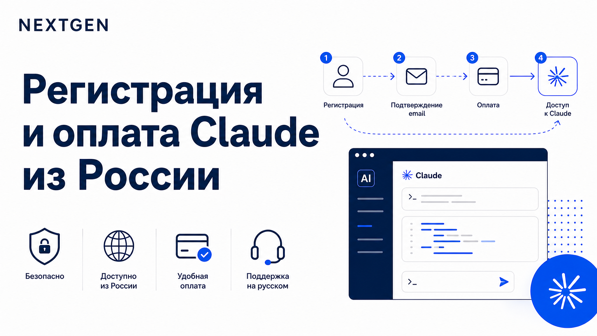 Как зарегистрироваться и оплатить Claude из России — пошаговый гайд 2026